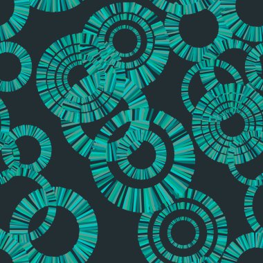 Çizgili yuvarlak şekiller