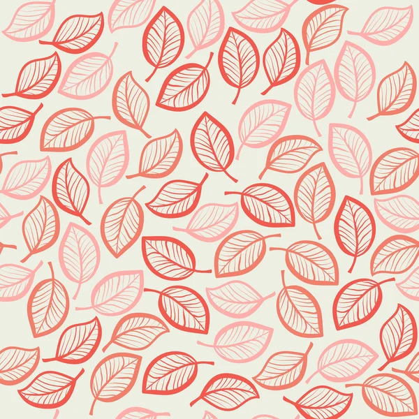 Leaves pattern — Stock Vector