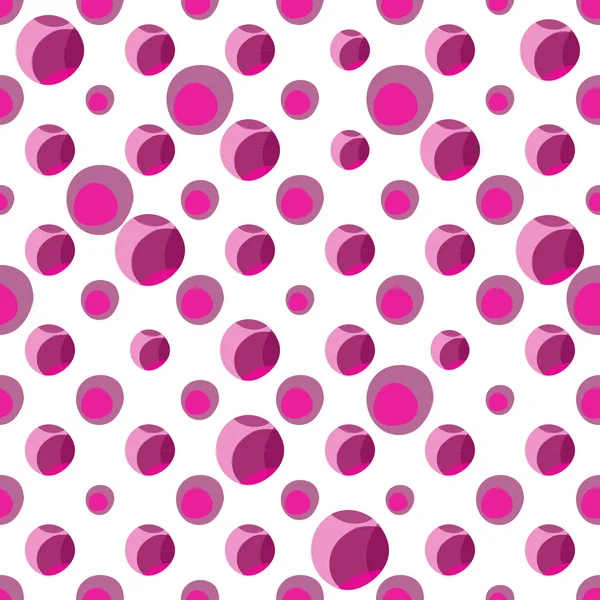 Abstract pink polka dot — Stock Vector