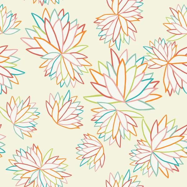 Seamless floral pattern — Stock Vector