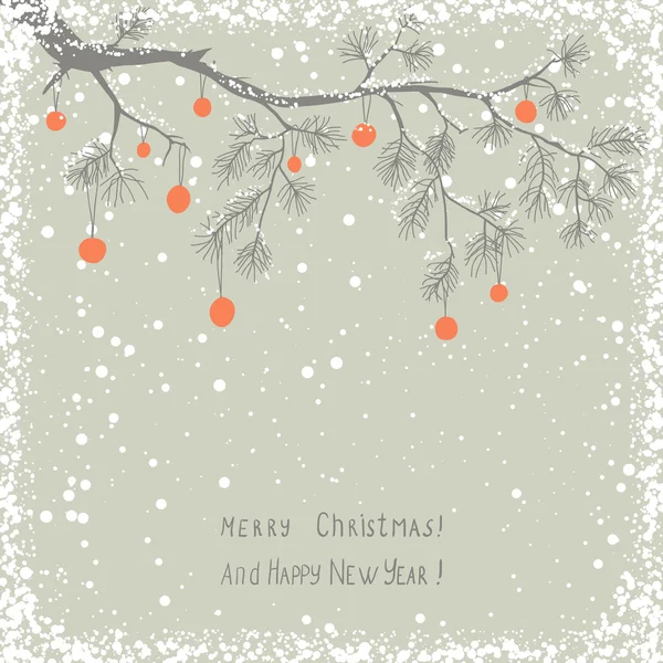 Christmas card — Stock Vector