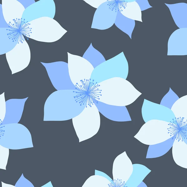 Modèle floral sans couture — Image vectorielle