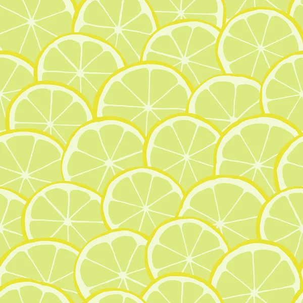 Seamless pattern with lemons — Stock Vector