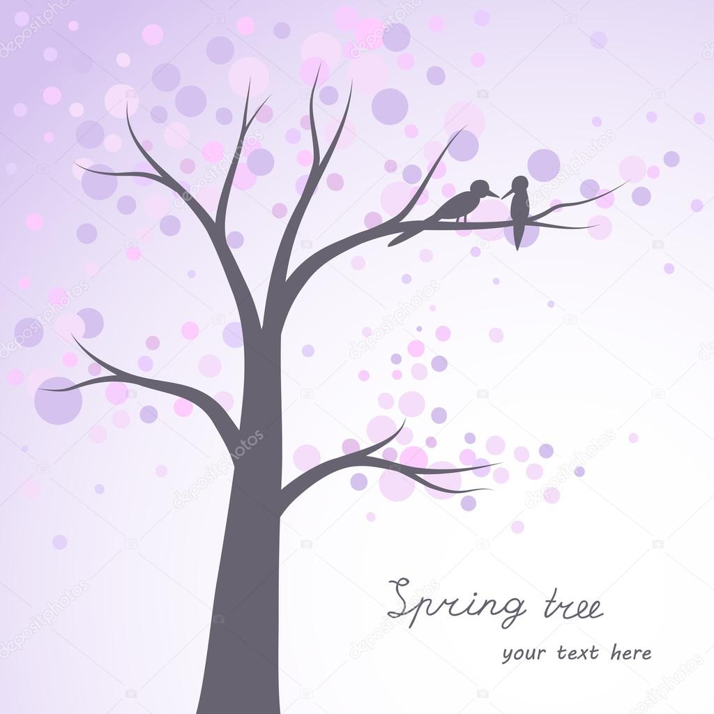 Spring tree background