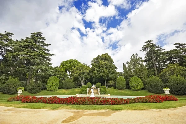 Parc de Pedralbes a Barcellona, Catalogna, Spagna — Foto Stock