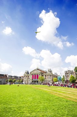 'Concertgebouw' Amsterda Museumplein adlı Bina Ortaçağ