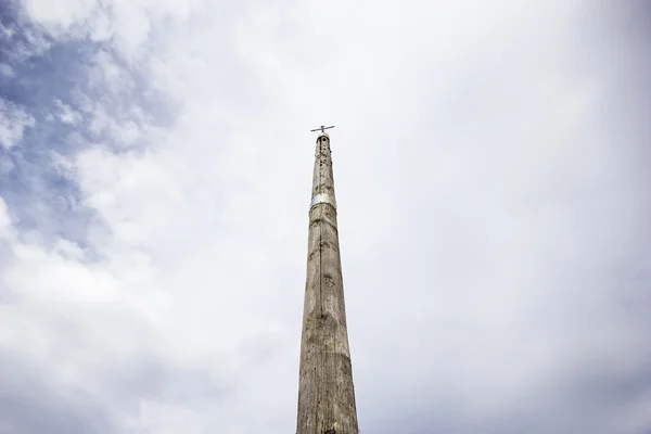 Cruz de Ferro, Foncebadon, León, España . — Foto de Stock