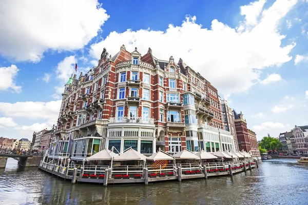 Amstel Nehri Amsterdam, Hollanda — Stok fotoğraf