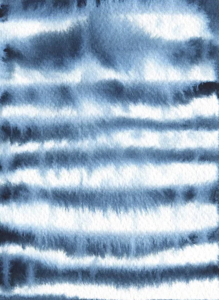 Aquarela Azul Marinho Tie Efeito Tintura Fundos Textura Oceânica Abstrata — Fotografia de Stock