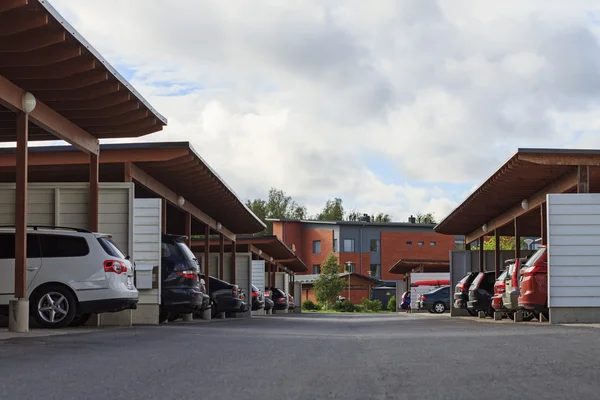 Luxe parkeren in het huisje — Stockfoto