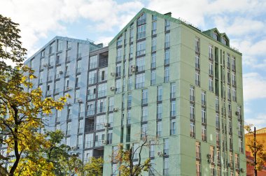 yeni bina, gri ev yaşamak istediğiniz bir yer