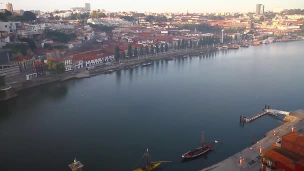Вид з мосту — стокове відео