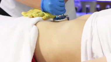 RF veya Ultrasound Body Contouring Treatment on Women Abdomen, beauty and Health