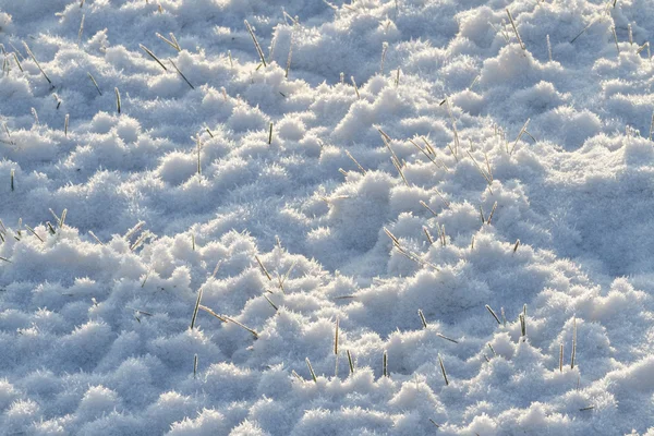 Sneeuw textuur, winter komt — Stockfoto