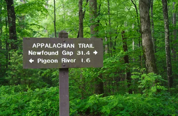 Appalachian trail tecken — Stockfoto