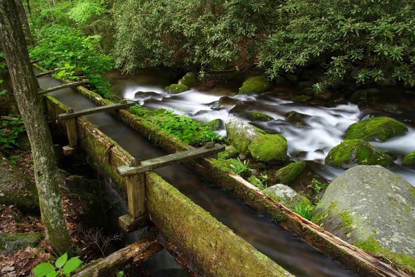 Small Creek and Mill in the Smokies — Stock Photo, Image