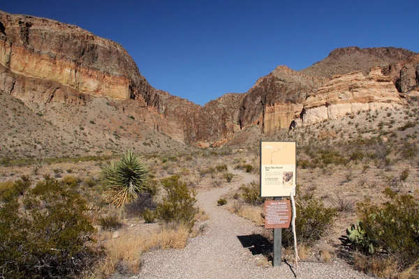 Burro Mesa Pouroff Hiking Trail — Stock Photo, Image