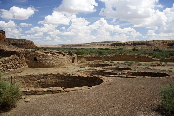 Ruiny starověkého pueblo — Stock fotografie