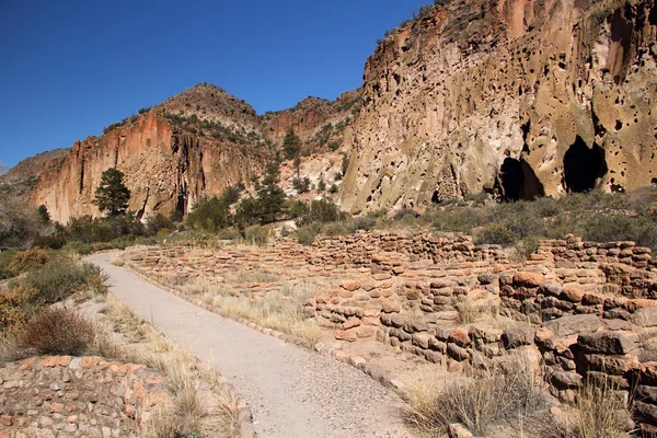 Bandelier nemzeti emlékmű — Stock Fotó