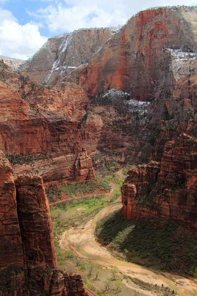 Vista de Zion Canyon — Fotografia de Stock