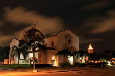 Historic Church in Coral Gables clipart