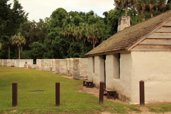 Historic Slave Cabin Ruins — Stock Photo, Image