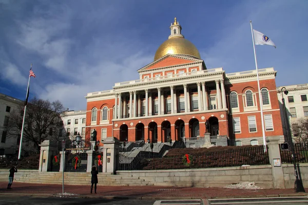 Casa Estatal Massachusetts Una Parada Popular Largo Del Camino Libertad — Foto de Stock