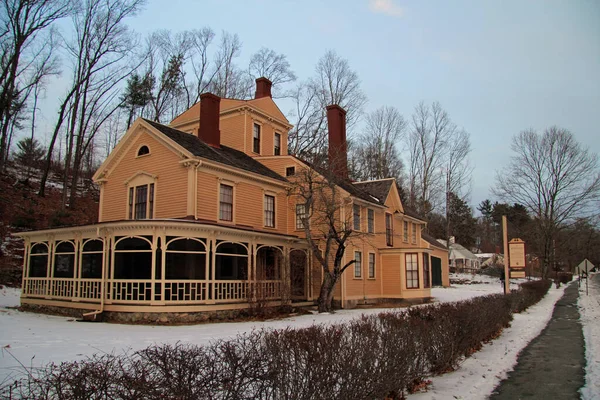 Concord December Centuries Wayside Its Families Witnessed Influenced Concords Americas — Stock Photo, Image