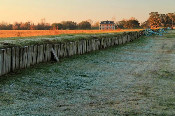 Četné Památky Památky Dot Krajina Chalmette Battlefield New Orleans Louisiana — Stock fotografie