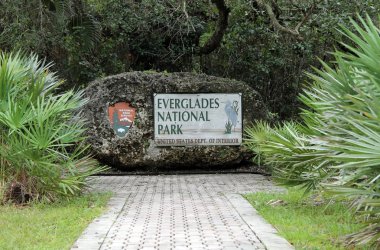Everglades Ulusal Park giriş
