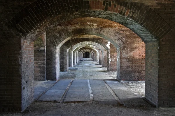 Fort Jefferson łuki — Zdjęcie stockowe