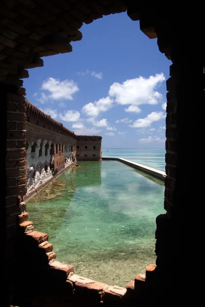 Fort Jefferson hendek — Stok fotoğraf