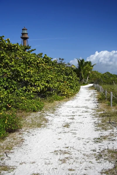 Sanibel острова маяк — стокове фото