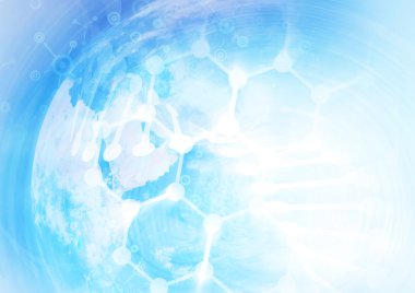 DNA molekül yapısı arka planı.