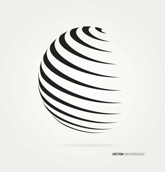 Vector globo icono — Vector de stock