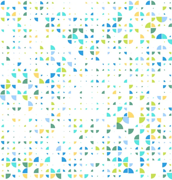 Patrón multicolor abstracto de círculos — Archivo Imágenes Vectoriales