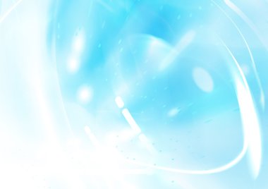 Soyut mavi nanoteknoloji 3d çizim