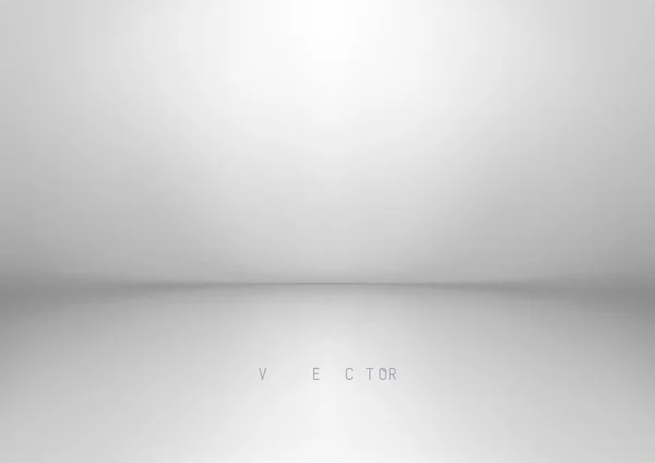 Empty White Studio Backdrop. Vector EPS 10 — Image vectorielle