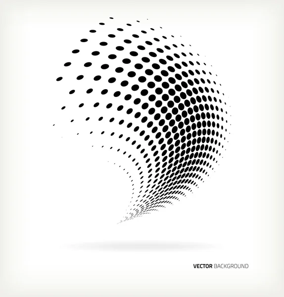 Vector halftone dots. — Stock Vector