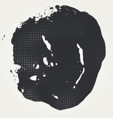 Vektör yarım ton noktaları.