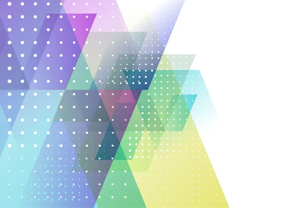 Folheto do triângulo abstrato Vetor de projeto do folheto — Vetor de Stock