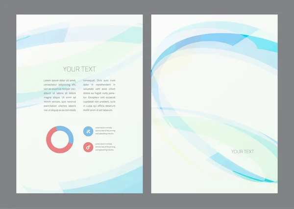 Modelo de design de folheto —  Vetores de Stock