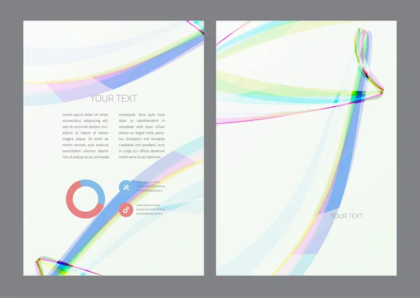 Modelo de design de folheto —  Vetores de Stock