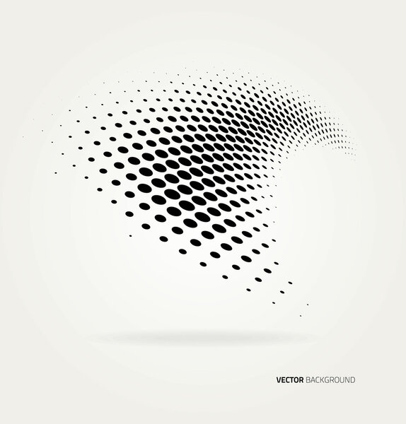 Векторные полутоновые точки.