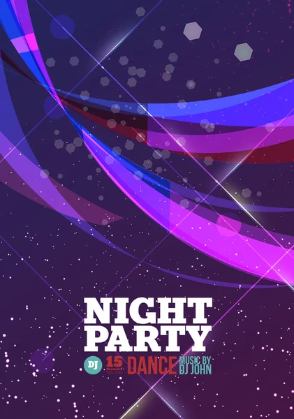 Night party Vector — Stock Vector