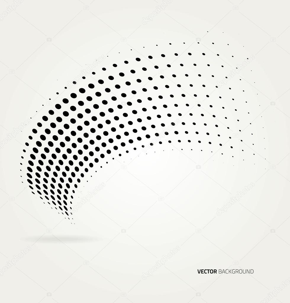 Vector halftone dots.