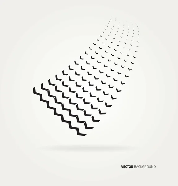 Vector halftone arrows. — Stock Vector