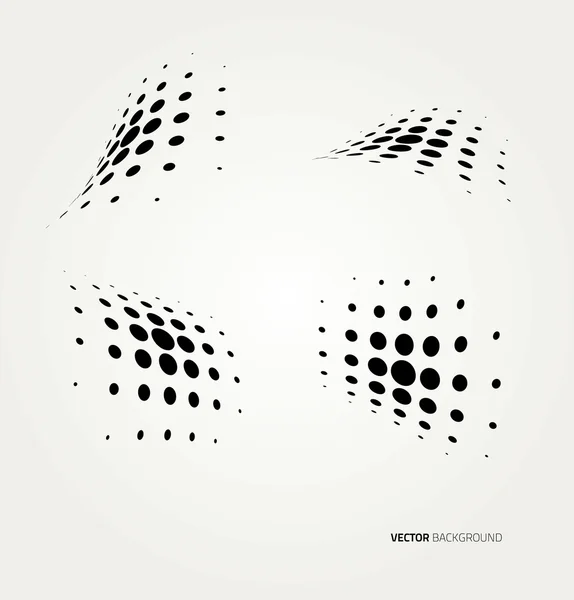 Vector halftone dots. — Stock Vector