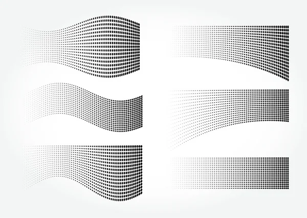 Puntos vectoriales de medio tono. — Archivo Imágenes Vectoriales