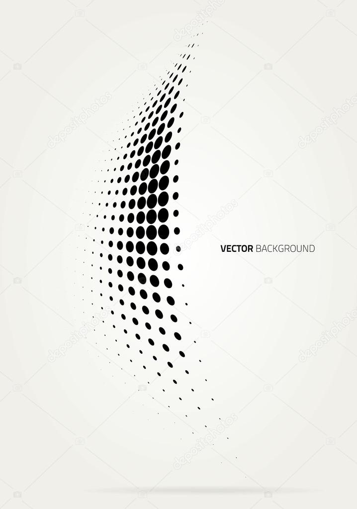 Vector halftone dots.